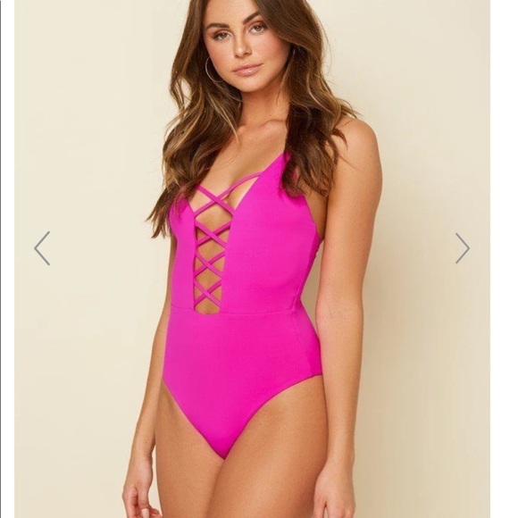 dippin daisys Other - NEW Dippin daisys bliss one piece neon pink medium